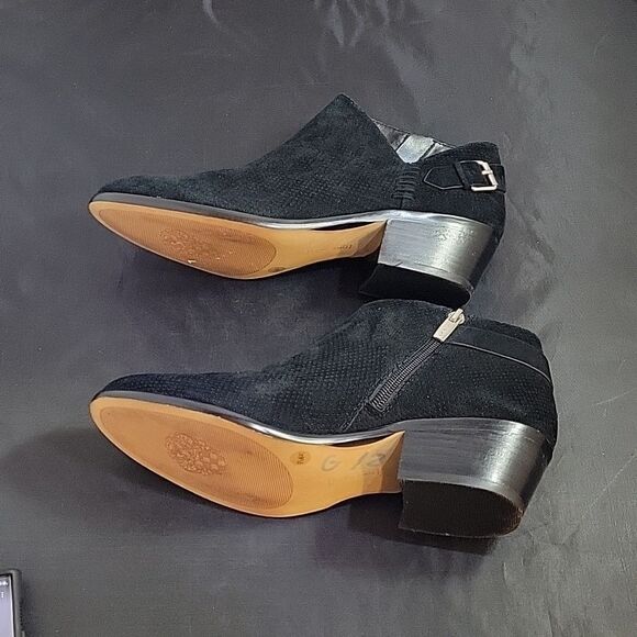 BRAND NEW VINCE CAMUTE CAMUTO WOMEN'S PARVEEN SUEDE ANKLE BOOTIE SHOES - Picture 10 of 16